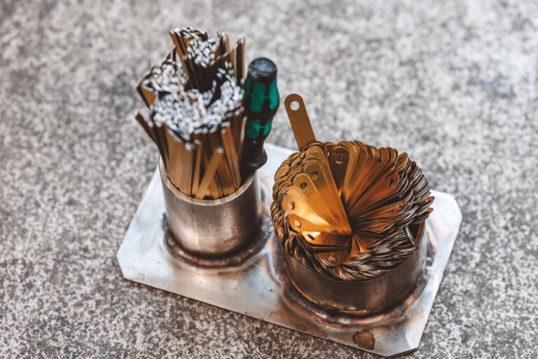 Sammelköcher Abheftung